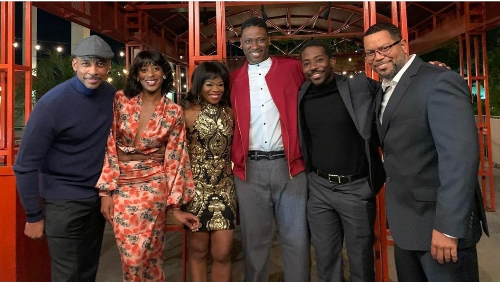 Opening Night for Blues For an Alabama Sky with Dennis Pearson, Nija Okoro, Joe Holt, Kim Steele and Greg Alveraz Reid. Directed by Phylica Rashad