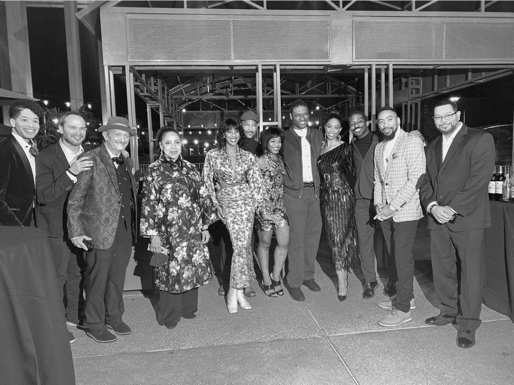 Opening Night for Blues For an Alabama Sky with Dennis Pearson, Nija Okoro, Joe Holt, Kim Steele and Greg Alveraz Reid. Directed by Phylica Rashad