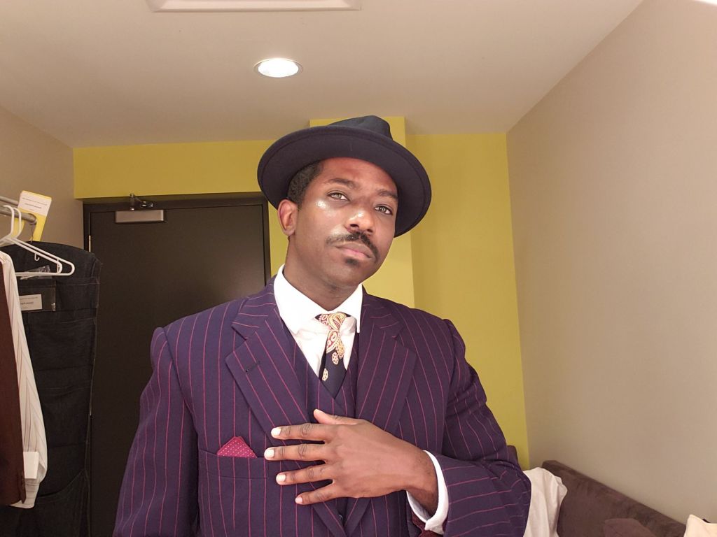 Dennis Pearson in 1920's Harlem attire