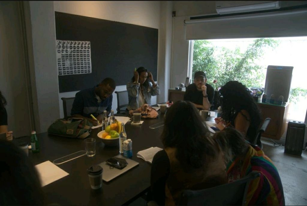 Dennis Pearson, Lowam Eyasu and Bianca Gisselle