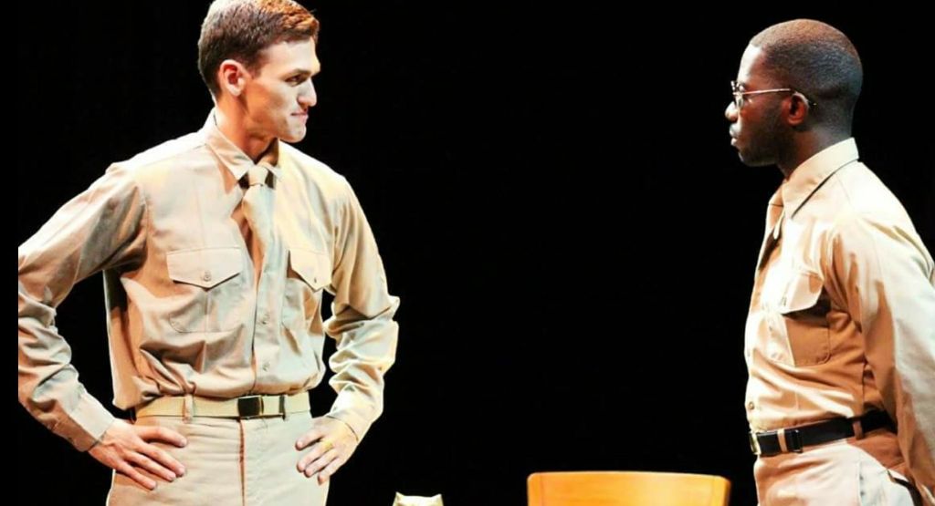 Dennis Pearson as Davenport in A Soldiers Play