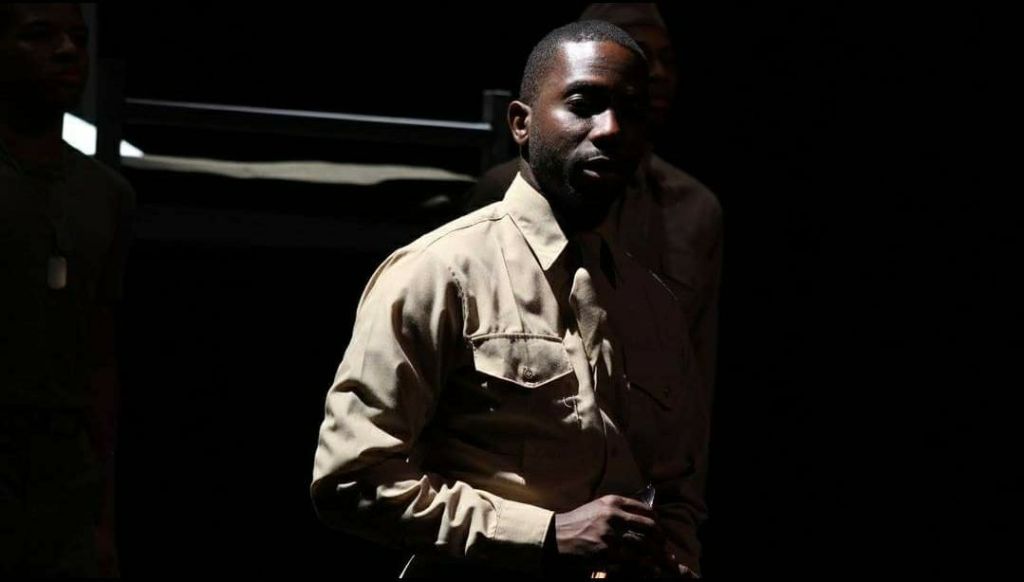 Dennis Pearson as Davenport in A Soldiers Play